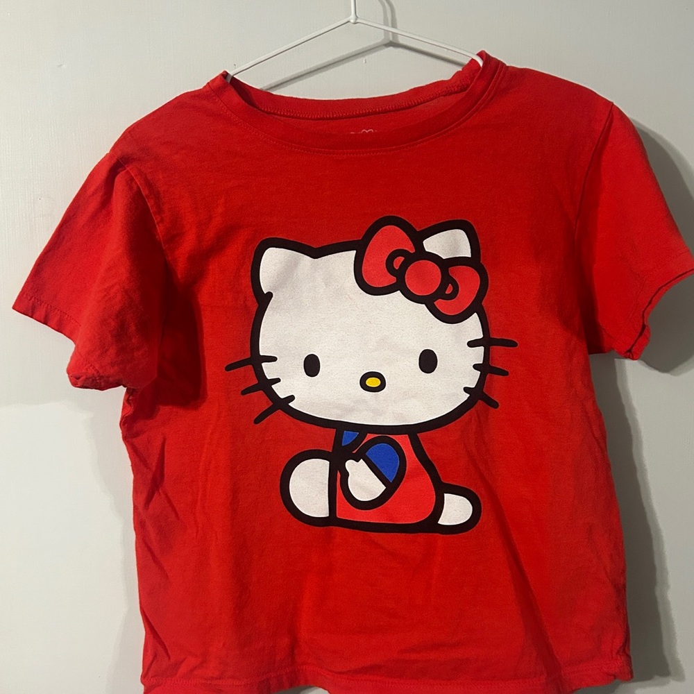 Sanrio Red Hello Kitty Short Sleeve Tee